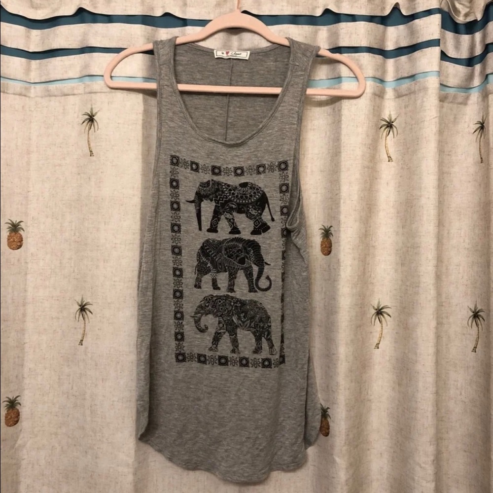 Grey Elephant Tanktop